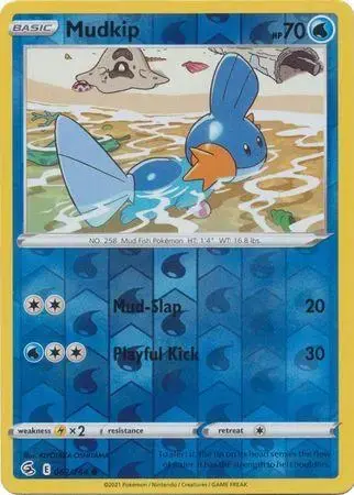 Mudkip [Reverse Holo] - Pokemon Fusion Strike #62