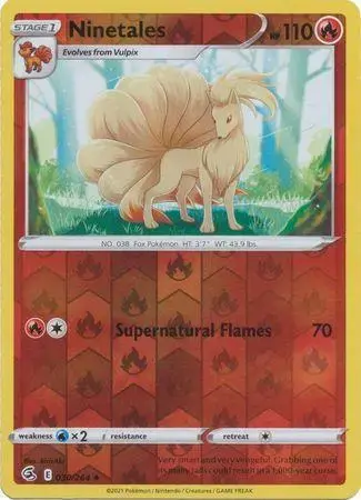 Ninetales [Reverse Holo] - Pokemon Fusion Strike #30