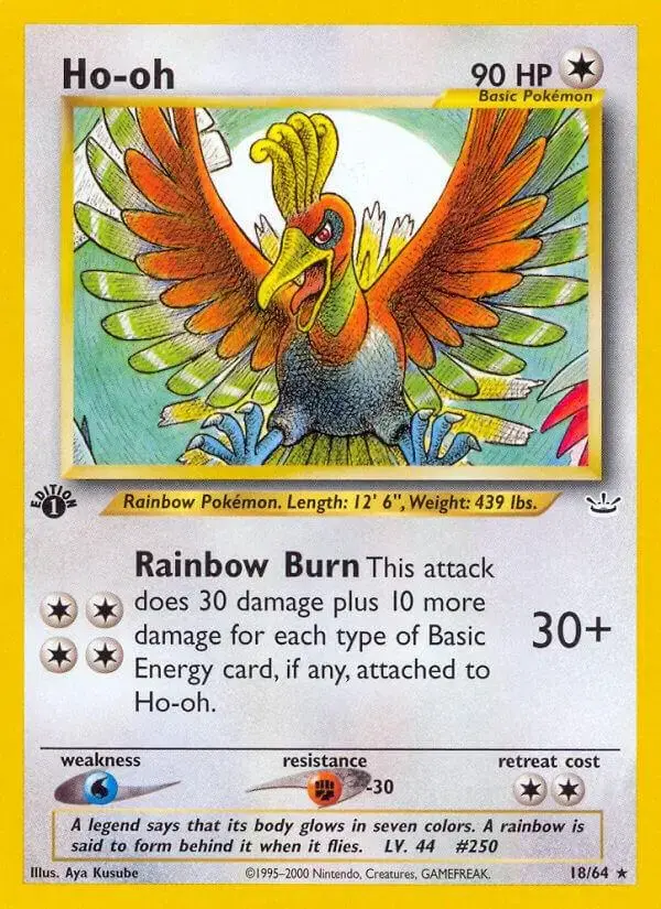 Ho-oh [1st Edition] - Pokemon Neo Revelation #18