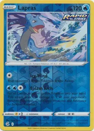 Lapras [Reverse Holo] - Pokemon Fusion Strike #54