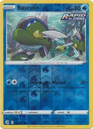 Basculin [Reverse Holo] - Pokemon Fusion Strike #70
