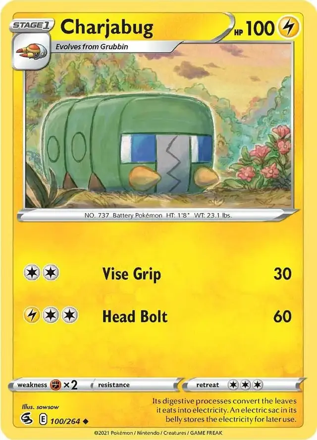 Charjabug - Pokemon Fusion Strike #100
