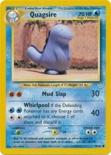 Quagsire - Pokemon Neo Revelation #48