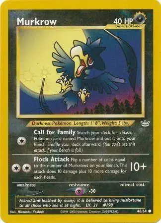 Murkrow - Pokemon Neo Revelation #46