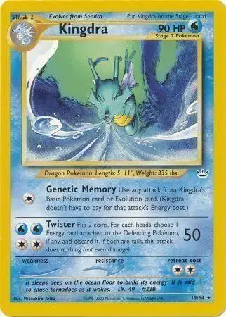 Kingdra - Pokemon Neo Revelation #19