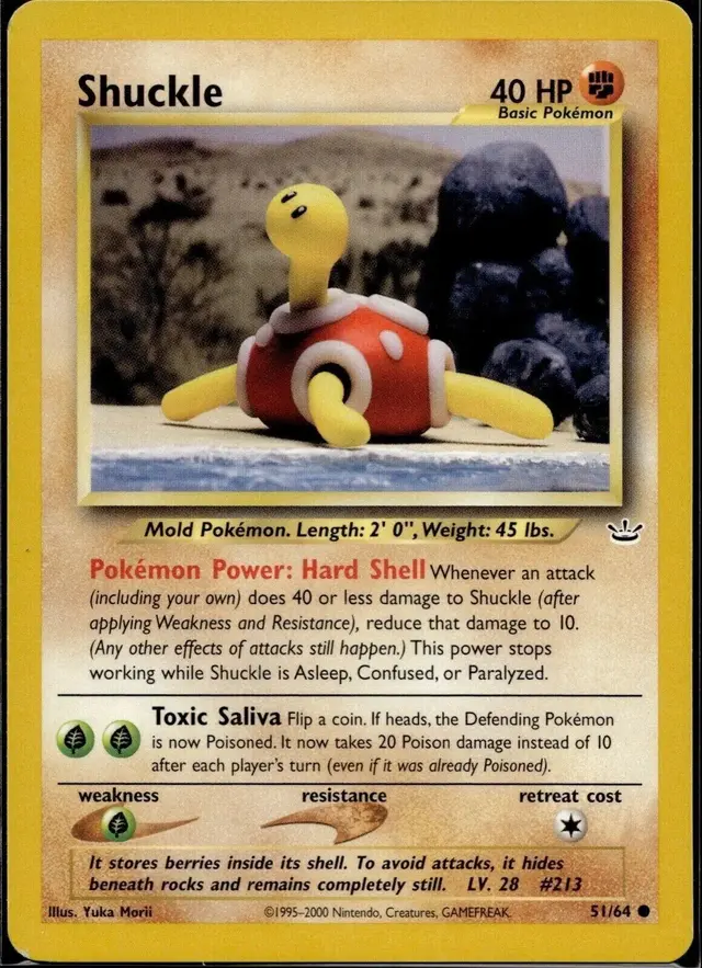 Shuckle - Pokemon Neo Revelation #51