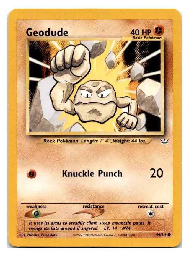 Geodude - Pokemon Neo Revelation #44
