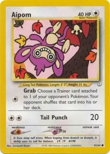 Aipom - Pokemon Neo Revelation #41