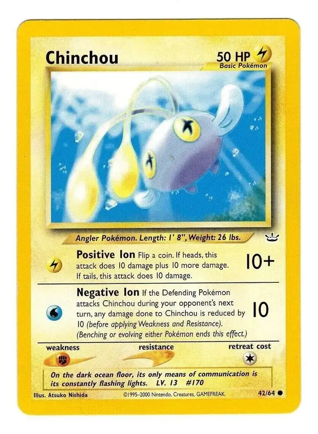 Chinchou - Pokemon Neo Revelation #42