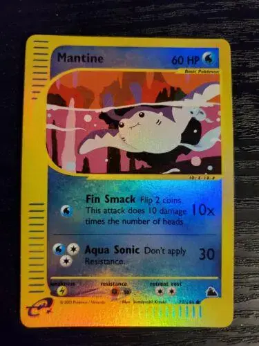 Mantine [Reverse Holo] - Pokemon Skyridge #77