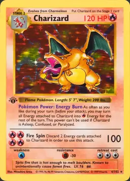 Charizard [1st Edition] #4 - Pokemon Base Set