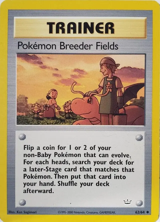 Pokemon Breeder Fields - Pokemon Neo Revelation #62