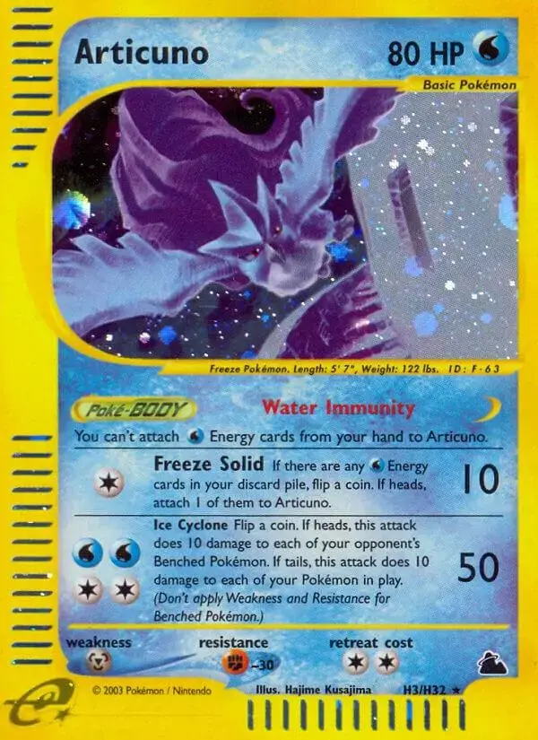 Articuno - Pokemon Skyridge #H3