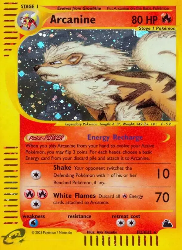Arcanine - Pokemon Skyridge #H2