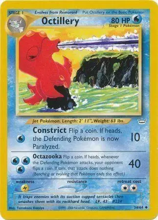 Octillery - Pokemon Neo Revelation #34