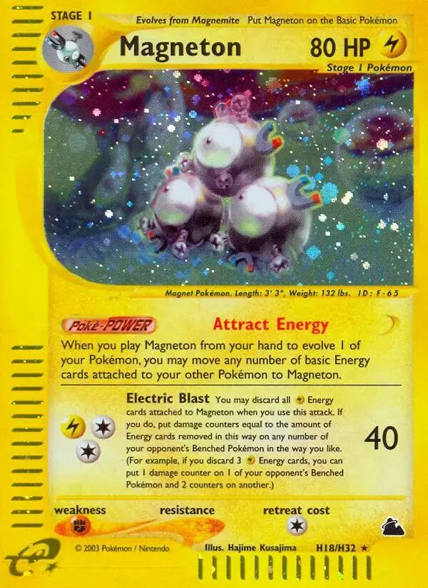 Magneton - Pokemon Skyridge #H18