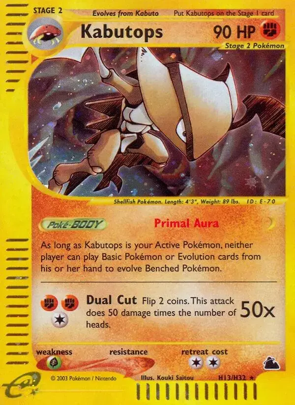 Kabutops - Pokemon Skyridge #H13