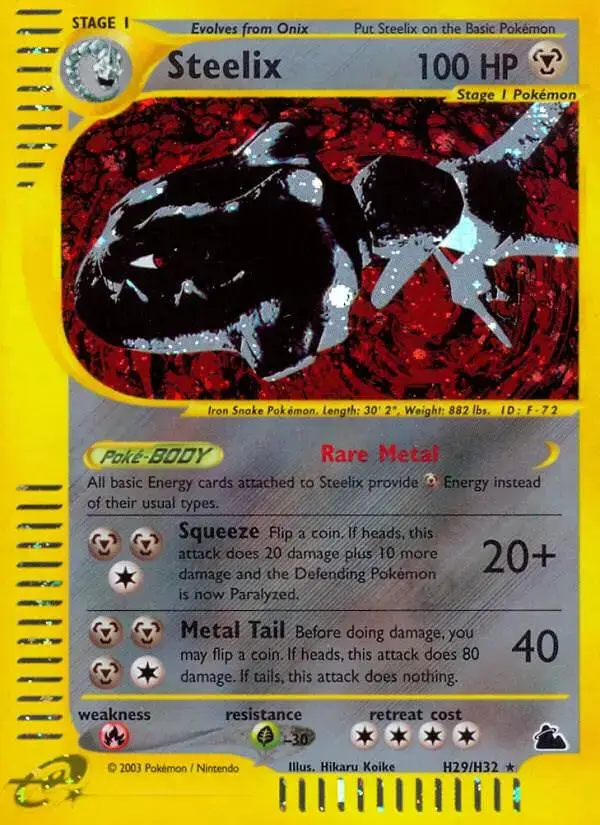 Steelix - Pokemon Skyridge #H29