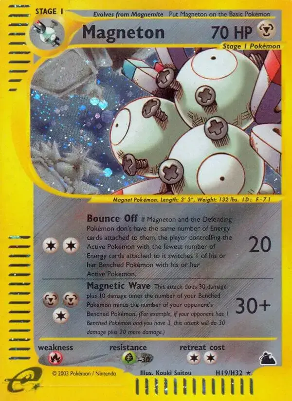 Magneton - Pokemon Skyridge #H19
