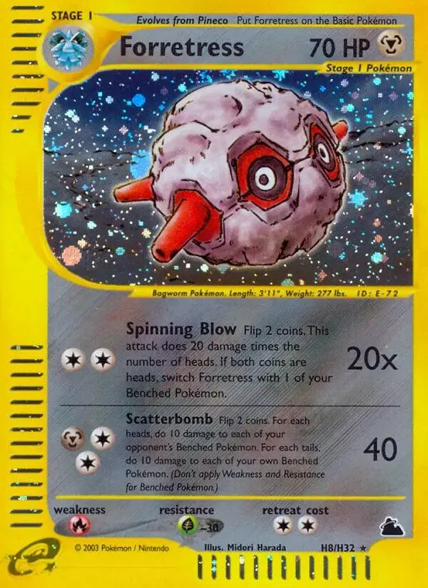 Forretress - Pokemon Skyridge #H8
