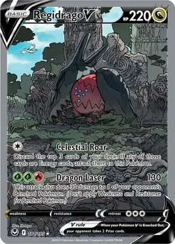 Regidrago V 184 - Pokemon Silver Tempest