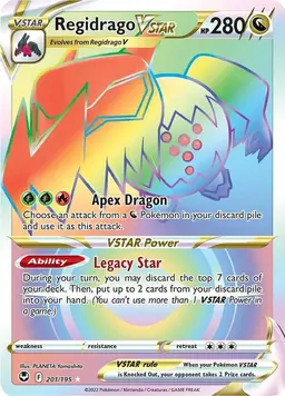 Regidrago VSTAR 201 - Pokemon Silver Tempest