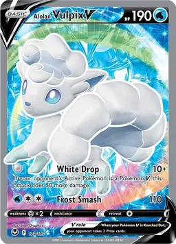 Alolan Vulpix V 173 - Pokemon Silver Tempest