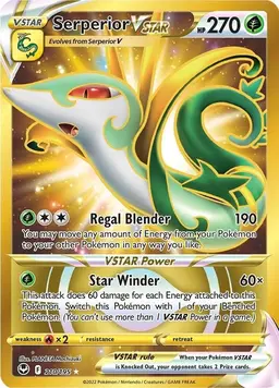 Serperior VSTAR 210 - Pokemon Silver Tempest