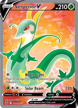 Serperior V 170 - Pokemon Silver Tempest
