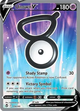 Unown V 176 - Pokemon Silver Tempest