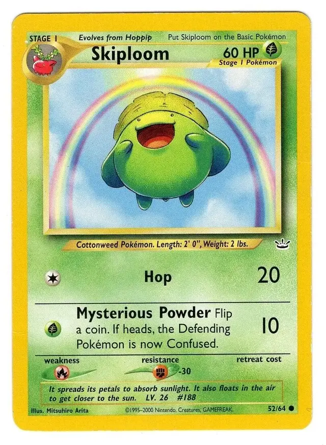 Skiploom - Pokemon Neo Revelation #52