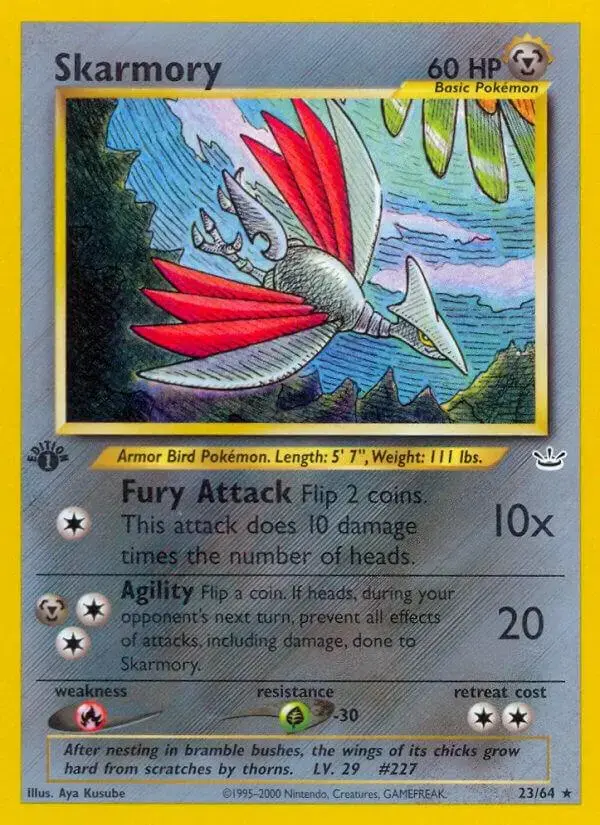 Skarmory [1st Edition] - Pokemon Neo Revelation #23