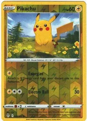 Pikachu [Reverse Holo] - Pokemon Silver Tempest #49