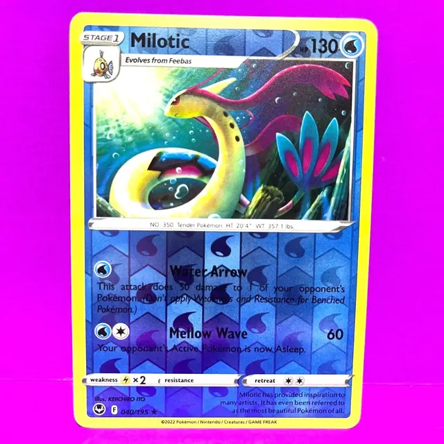 Milotic [Reverse Holo] - Pokemon Silver Tempest #40