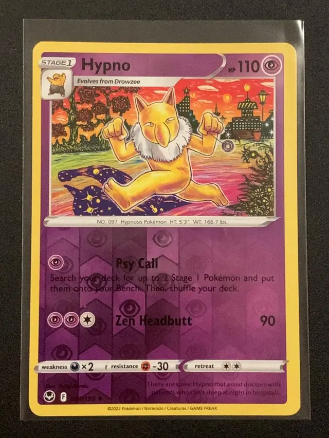 Hypno [Reverse Holo] - Pokemon Silver Tempest #61