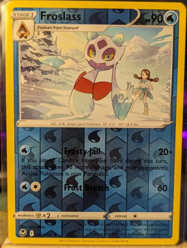 Froslass [Reverse Holo] - Pokemon Silver Tempest #43
