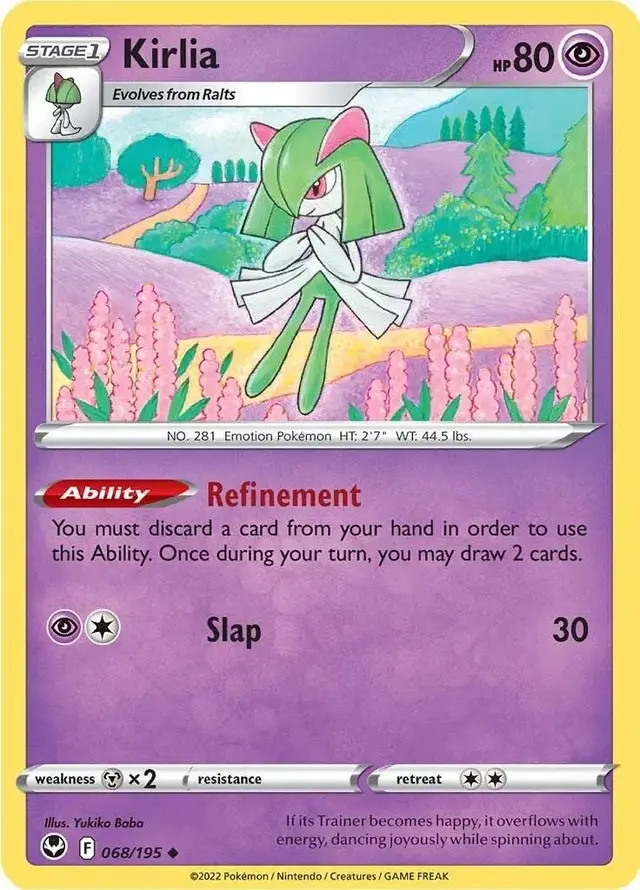 Kirlia - Pokemon Silver Tempest #68