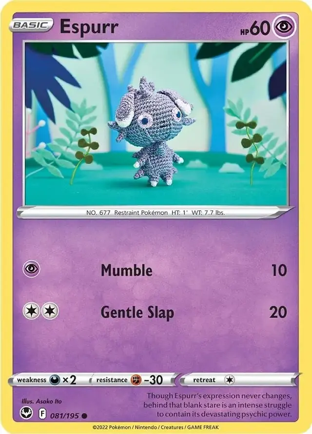 Espurr - Pokemon Silver Tempest #81