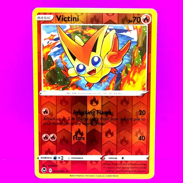 Victini [Reverse Holo] - Pokemon Silver Tempest #23