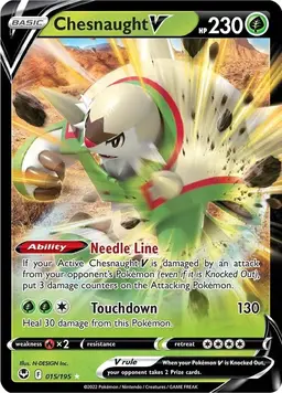 Chesnaught V 15 - Pokemon Silver Tempest