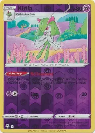 Kirlia [Reverse Holo] - Pokemon Silver Tempest #68