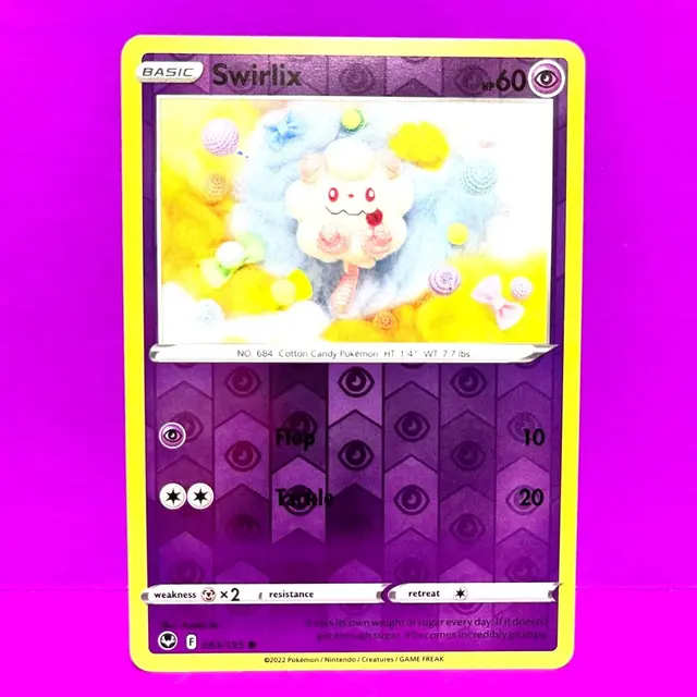 Swirlix [Reverse Holo] - Pokemon Silver Tempest #83