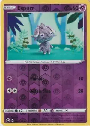 Espurr [Reverse Holo] - Pokemon Silver Tempest #81