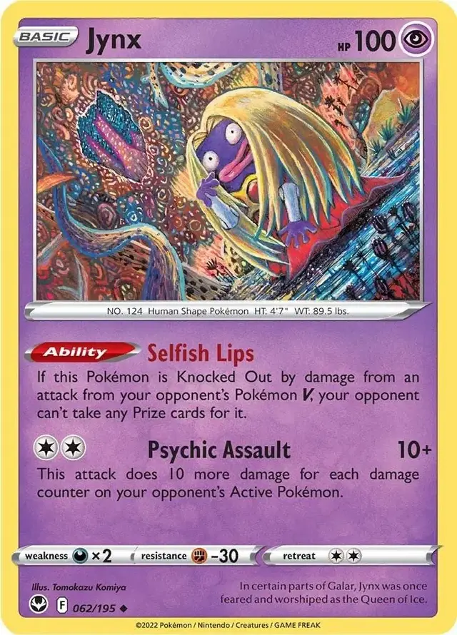 Jynx - Pokemon Silver Tempest #62