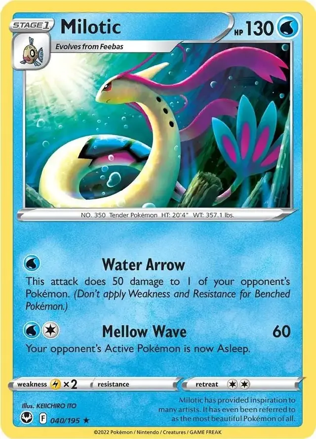 Milotic - Pokemon Silver Tempest #40