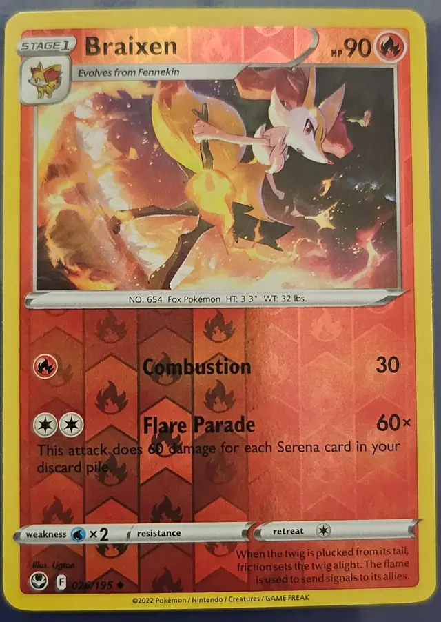 Braixen [Reverse Holo]