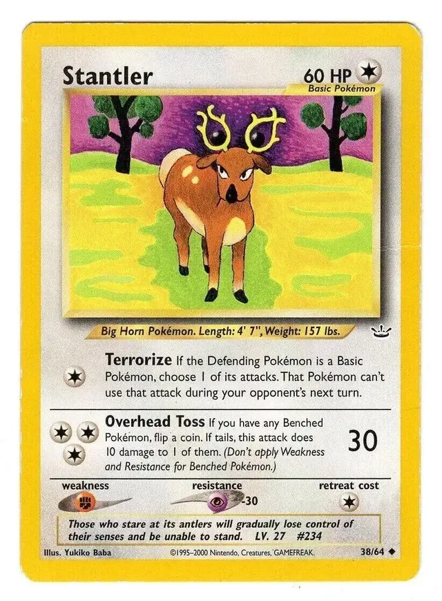 Stantler - Pokemon Neo Revelation #38
