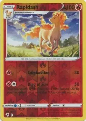 Rapidash [Reverse Holo] - Pokemon Silver Tempest #22