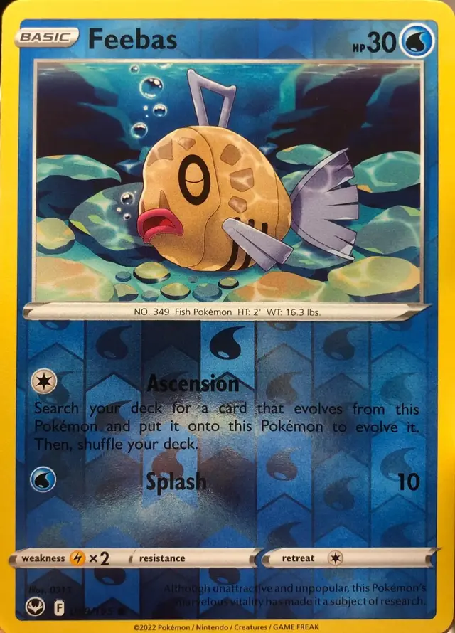 Feebas [Reverse Holo] - Pokemon Silver Tempest #39