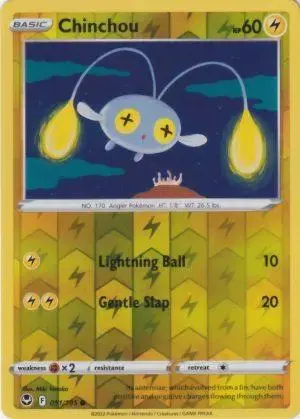 Chinchou [Reverse Holo] - Pokemon Silver Tempest #51